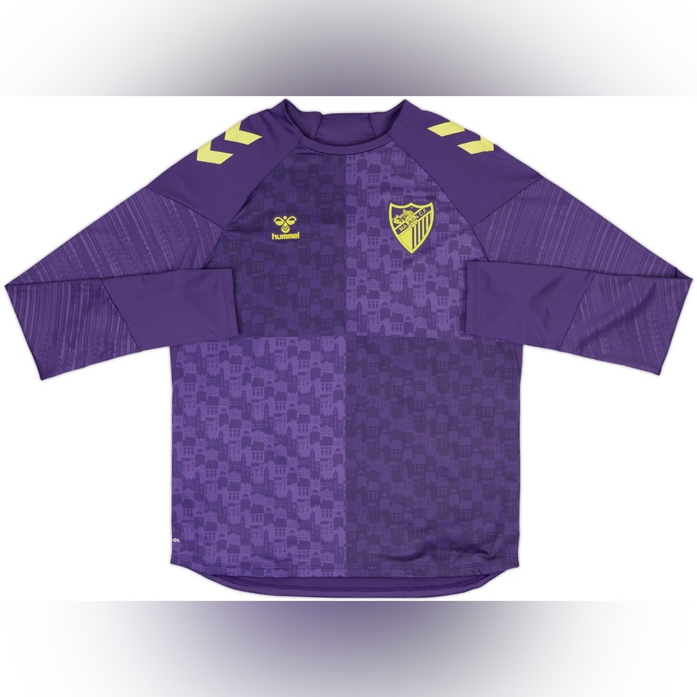 2024-25 Malaga Hummel Pre-Match Sweat Top (EU-XL) NWT - Picture 3 of 7